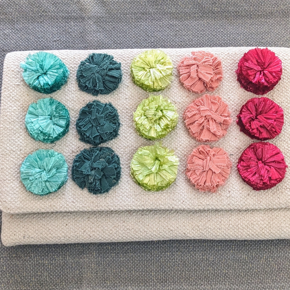 Colorful Pom Pom Clutch By Stella And Dot